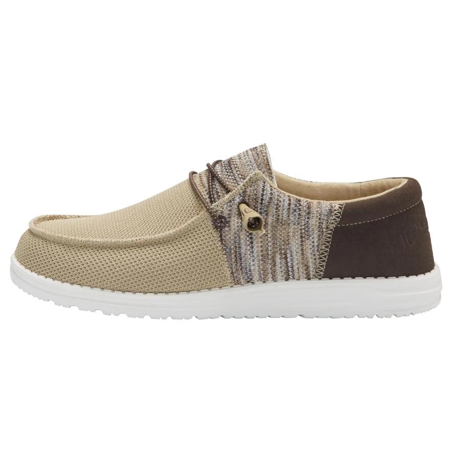 Hey Dude Wally Sox Funk Brown Multi Men 